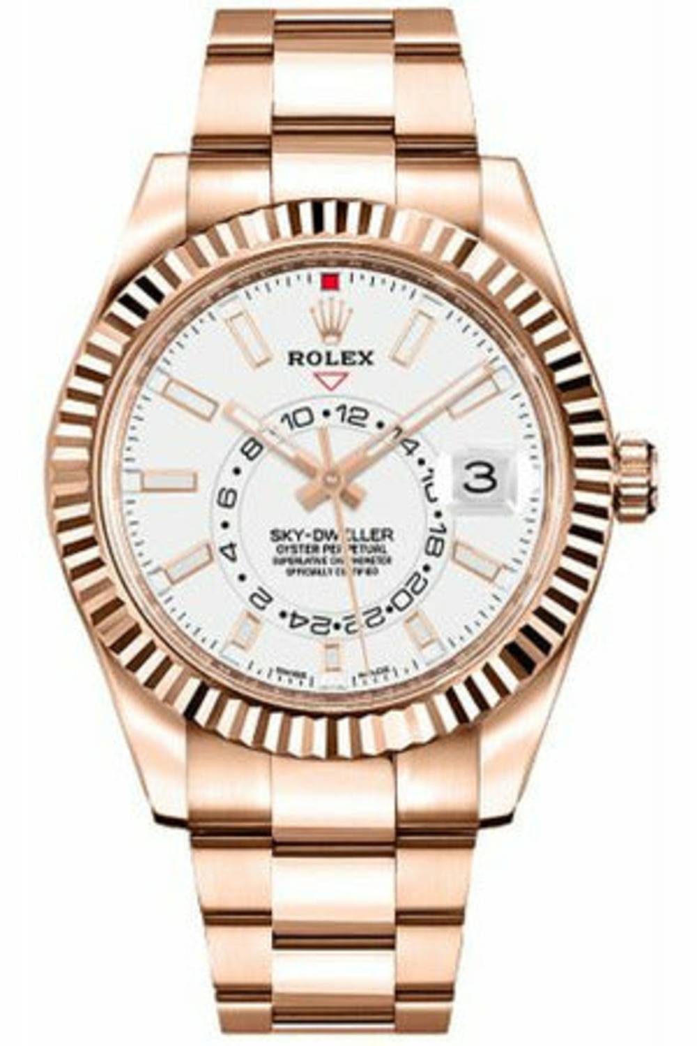 rolex sky-dweller white dial 326935-DUBAILUXURYWATCH