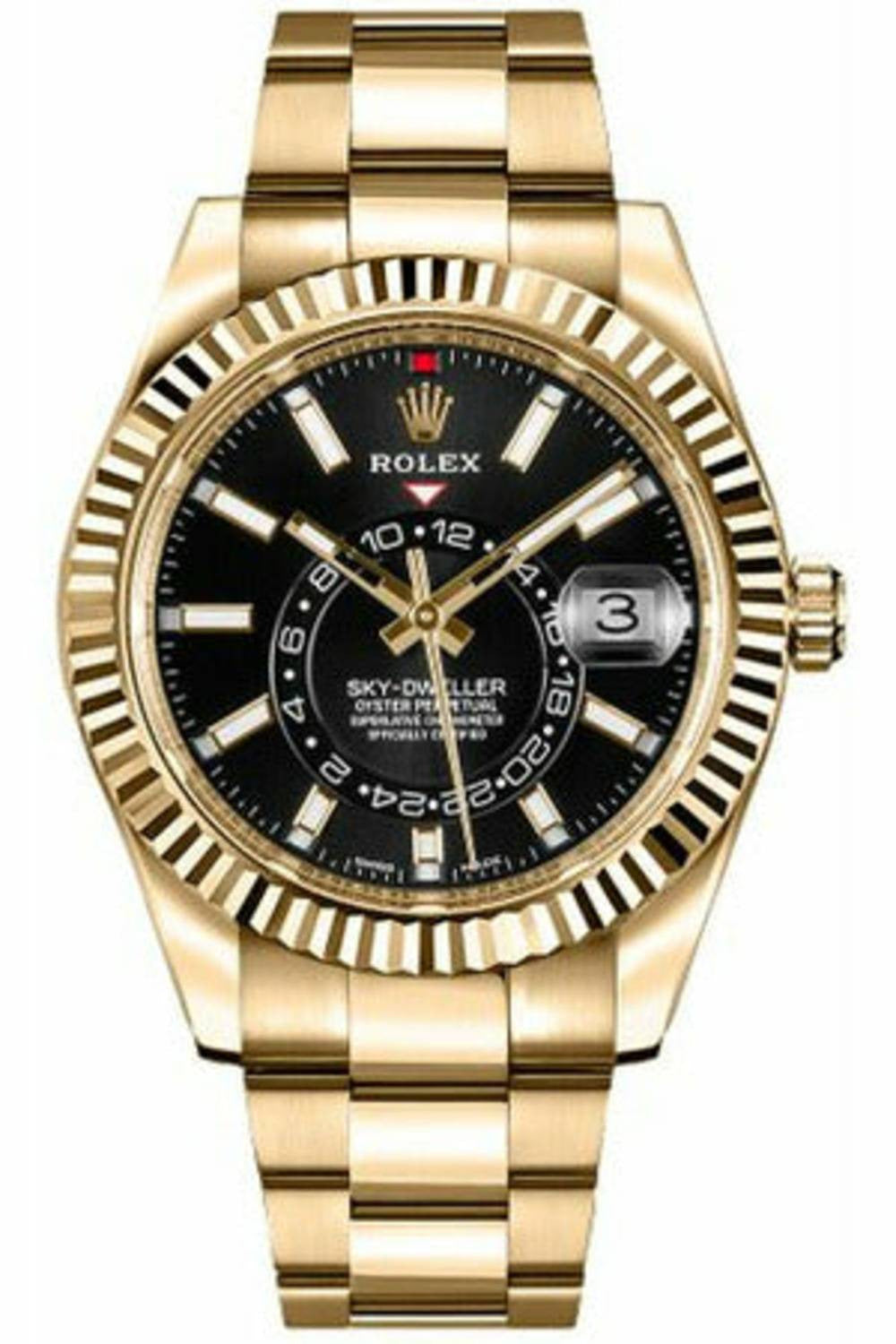 rolex sky-dweller yellow gold 326938-DUBAILUXURYWATCH