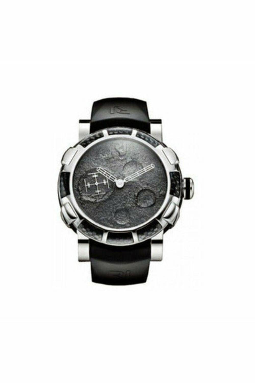 romain jerome moon dust steel wood silver 46mm stainless steel men's watch-DUBAILUXURYWATCH