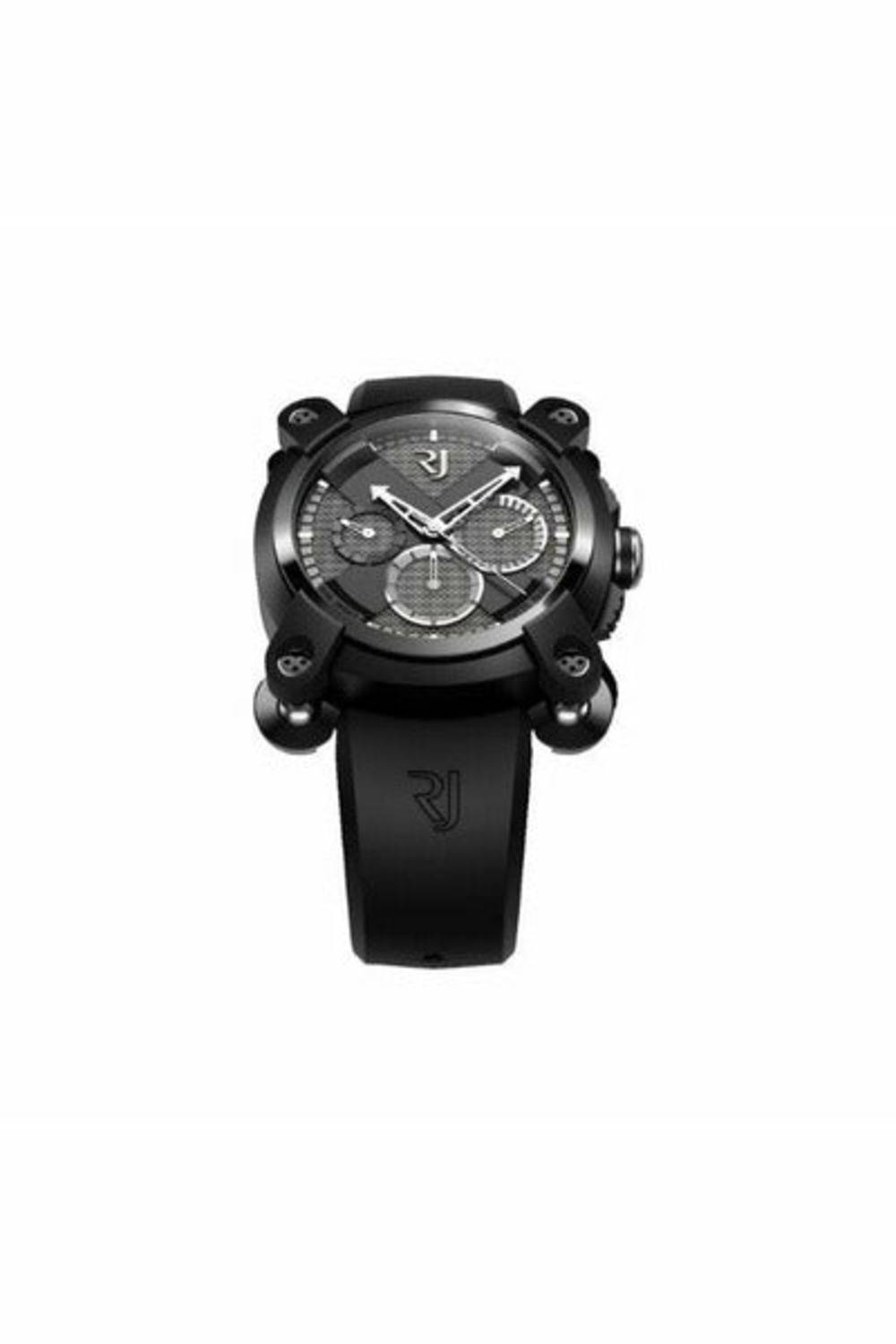 romain jerome moon invader chronograph 46mm black pvd coated steel limited edition 1969 pieces men's watch-DUBAILUXURYWATCH