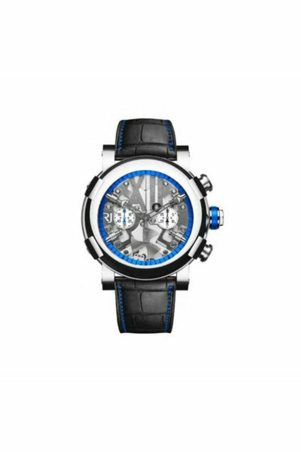 romain jerome steampunk chronograph 50mm stainless steel men's watch-DUBAILUXURYWATCH