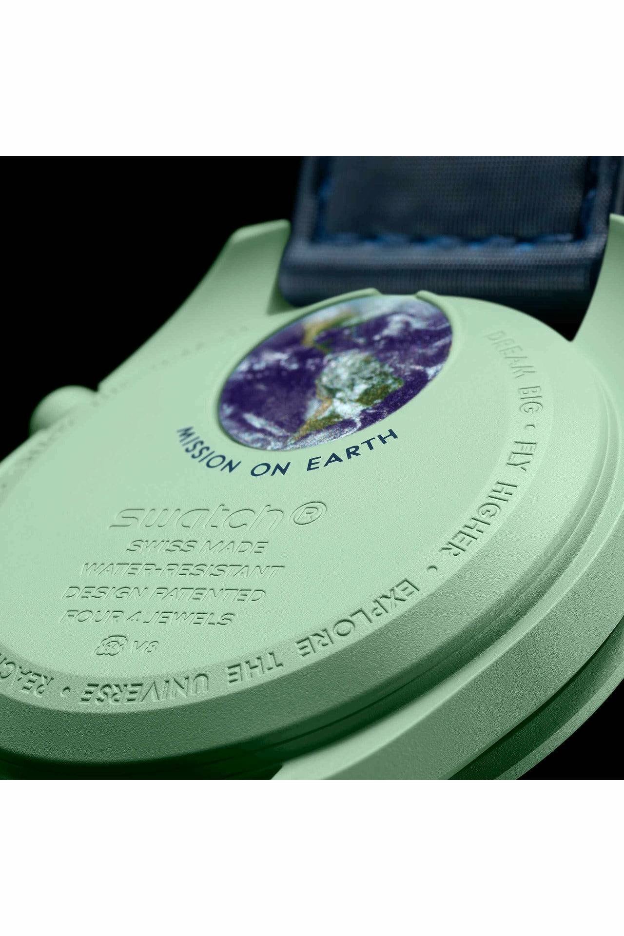 swatch x omega bioceramic moonswatch mission on earth-DUBAILUXURYWATCH