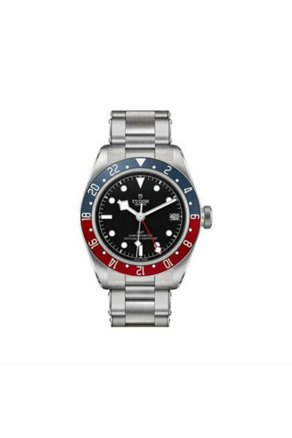 tudor heritage black bay gmt 41mm stainless steel men's watch-DUBAILUXURYWATCH