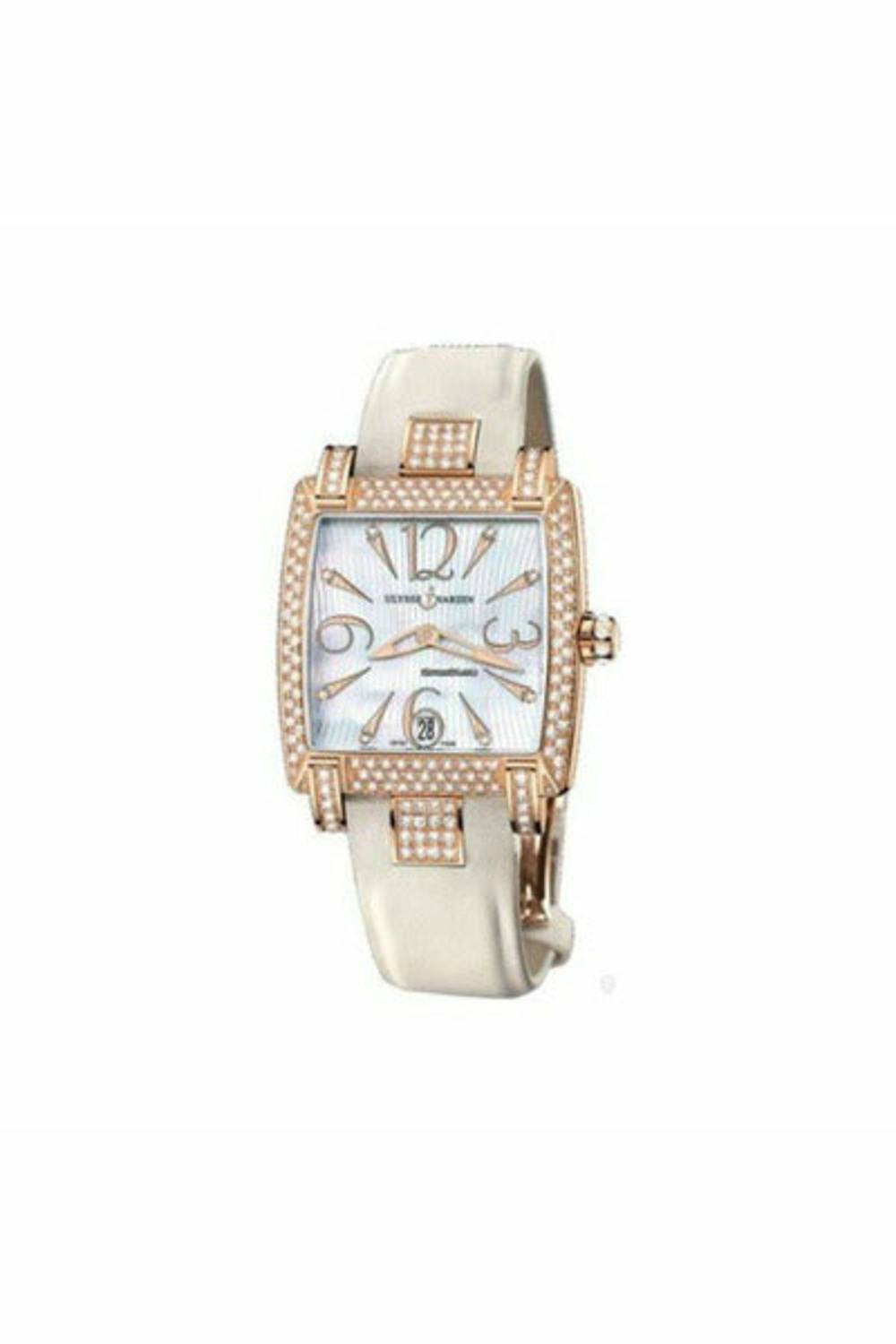 ulysse nardin caprice 18kt rose gold 34mm x 35mm ladies watch-DUBAILUXURYWATCH