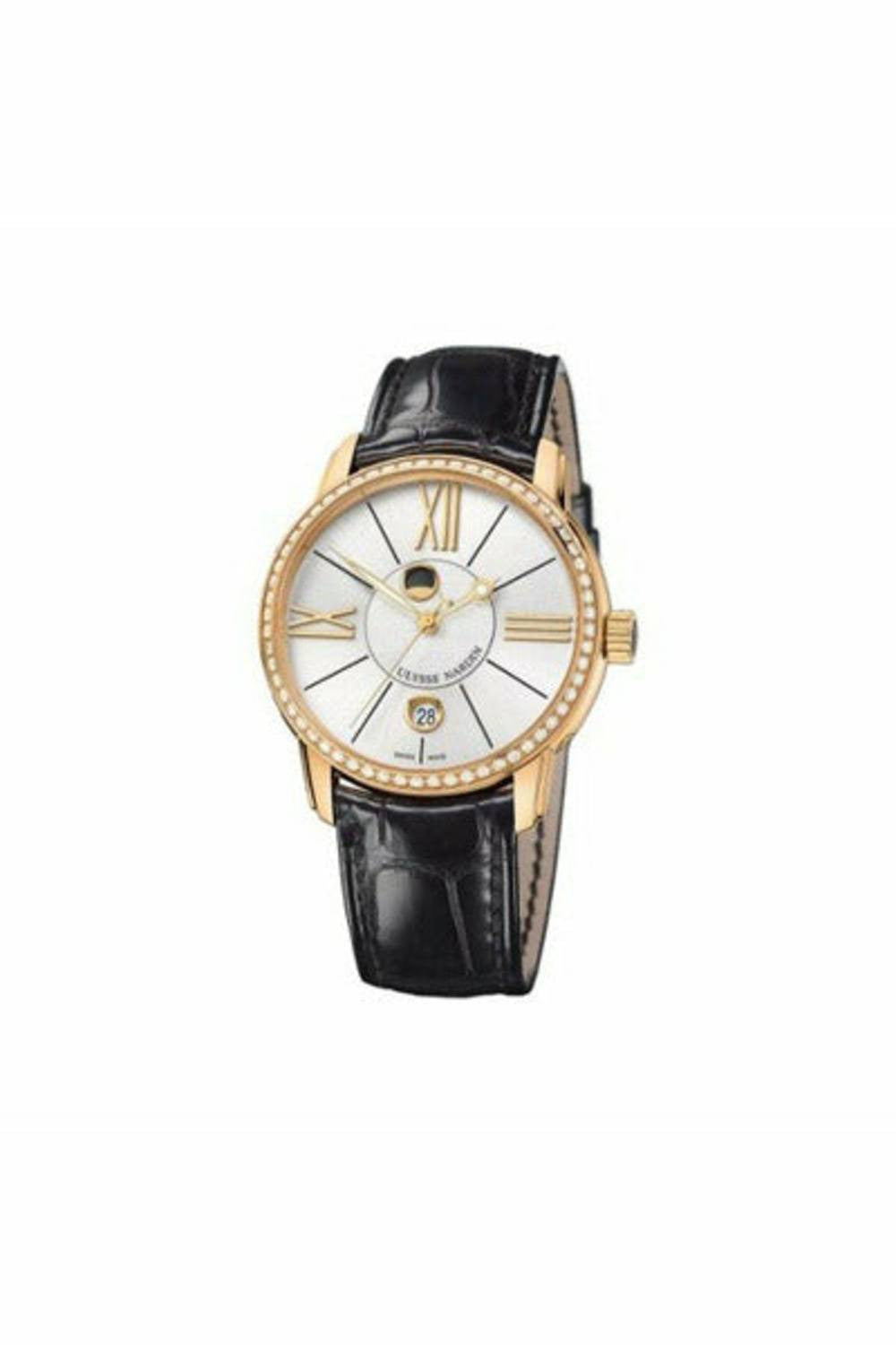 ulysse nardin classico luna 18kt rose gold 40mm men's watch-DUBAILUXURYWATCH