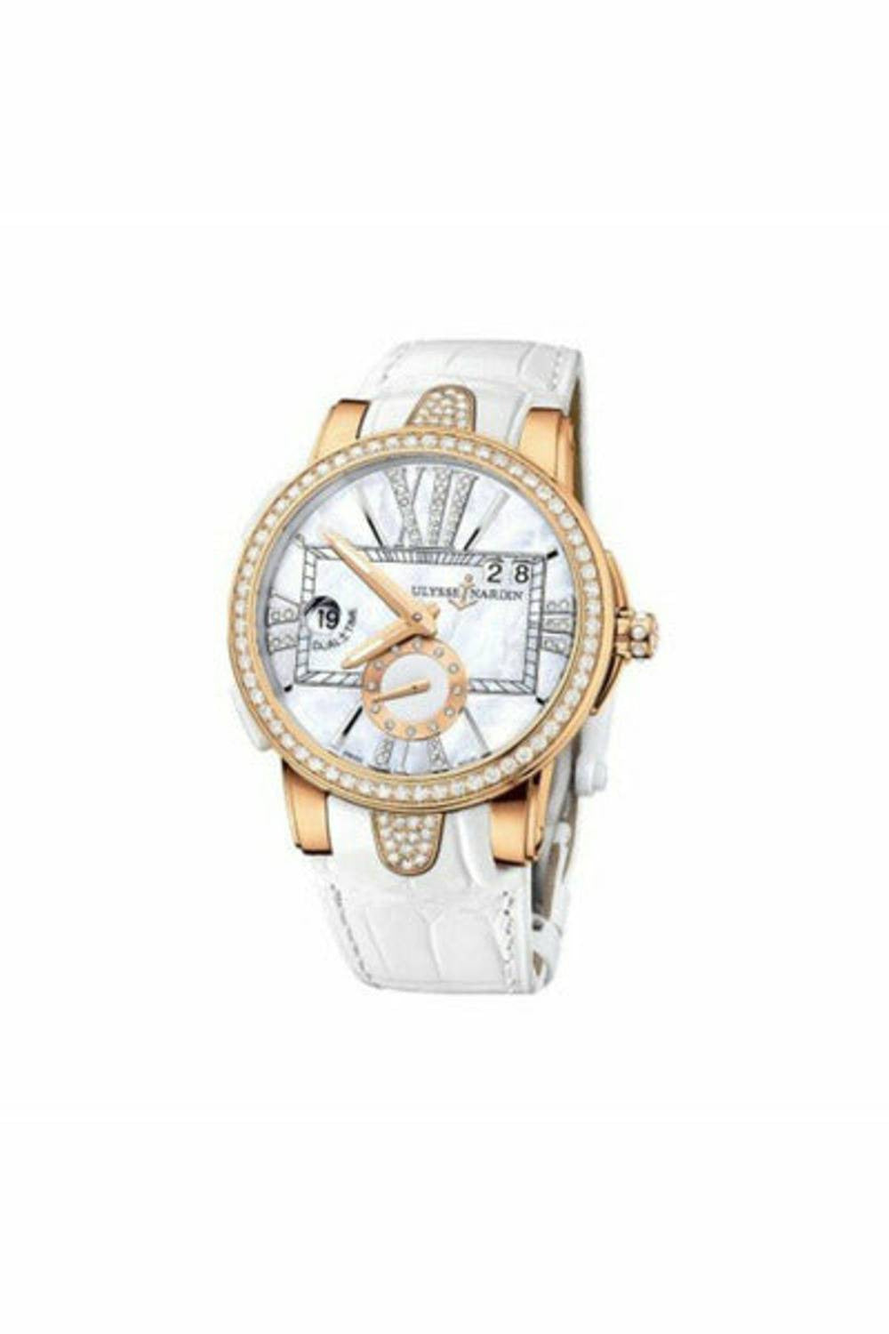 ulysse nardin executive 18kt rose gold 40mm ladies watch-DUBAILUXURYWATCH