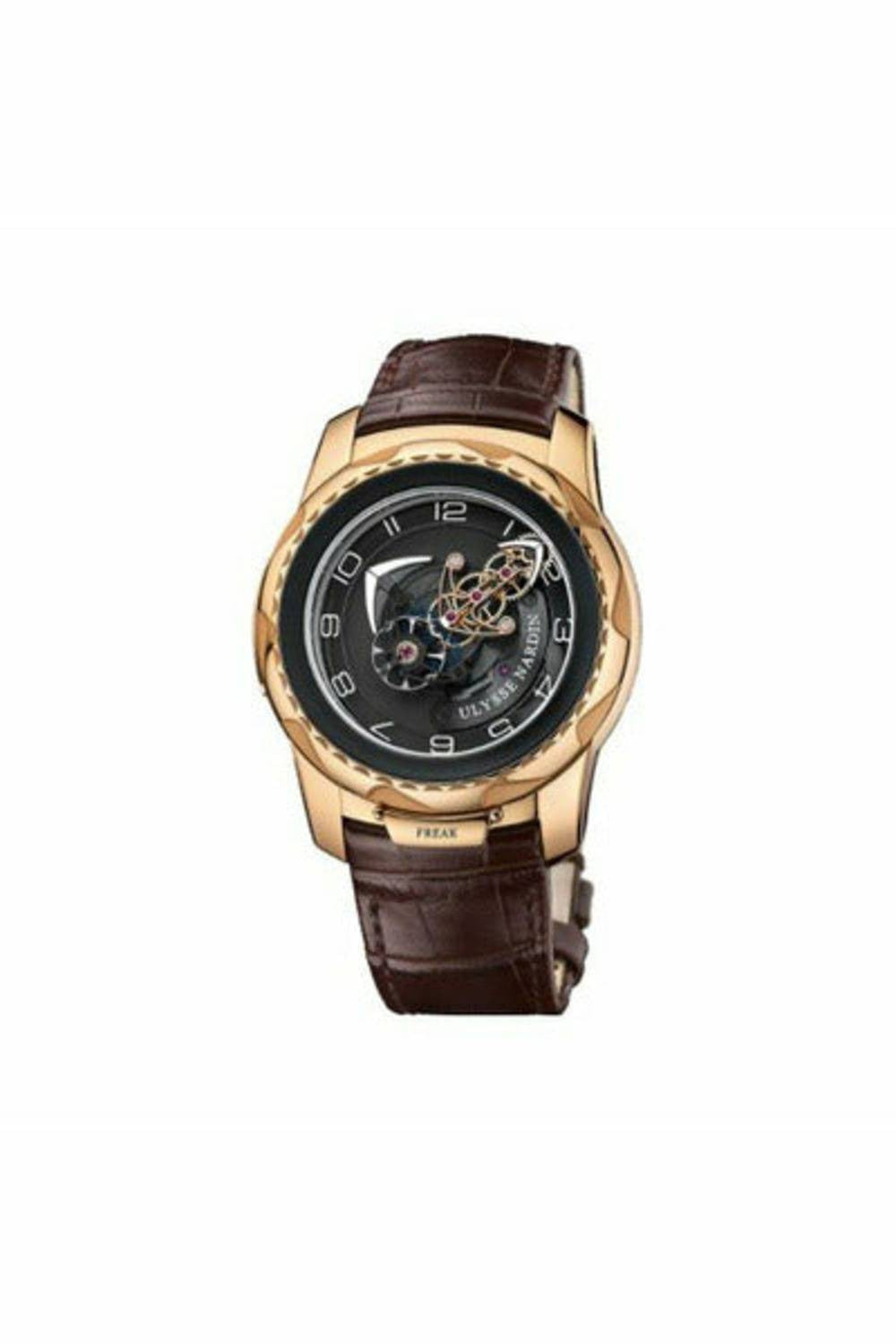 ulysse nardin freak cruiser tourbillon 18kt rose gold 45mm men's watch-DUBAILUXURYWATCH