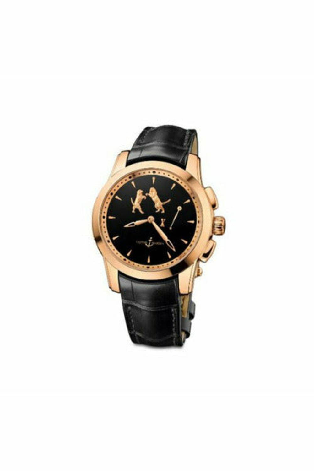 ulysse nardin hourstriker 18kt rose gold 43mm men's watch-DUBAILUXURYWATCH