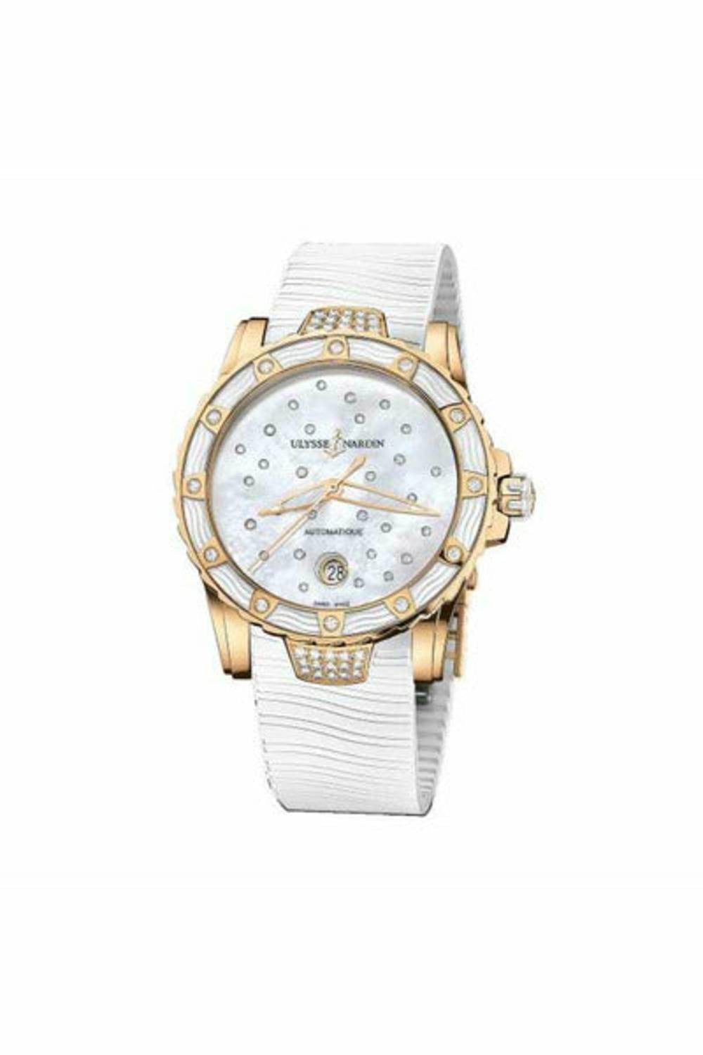 ulysse nardin lady diver starry night 40mm 18kt rose gold ladies watch-DUBAILUXURYWATCH