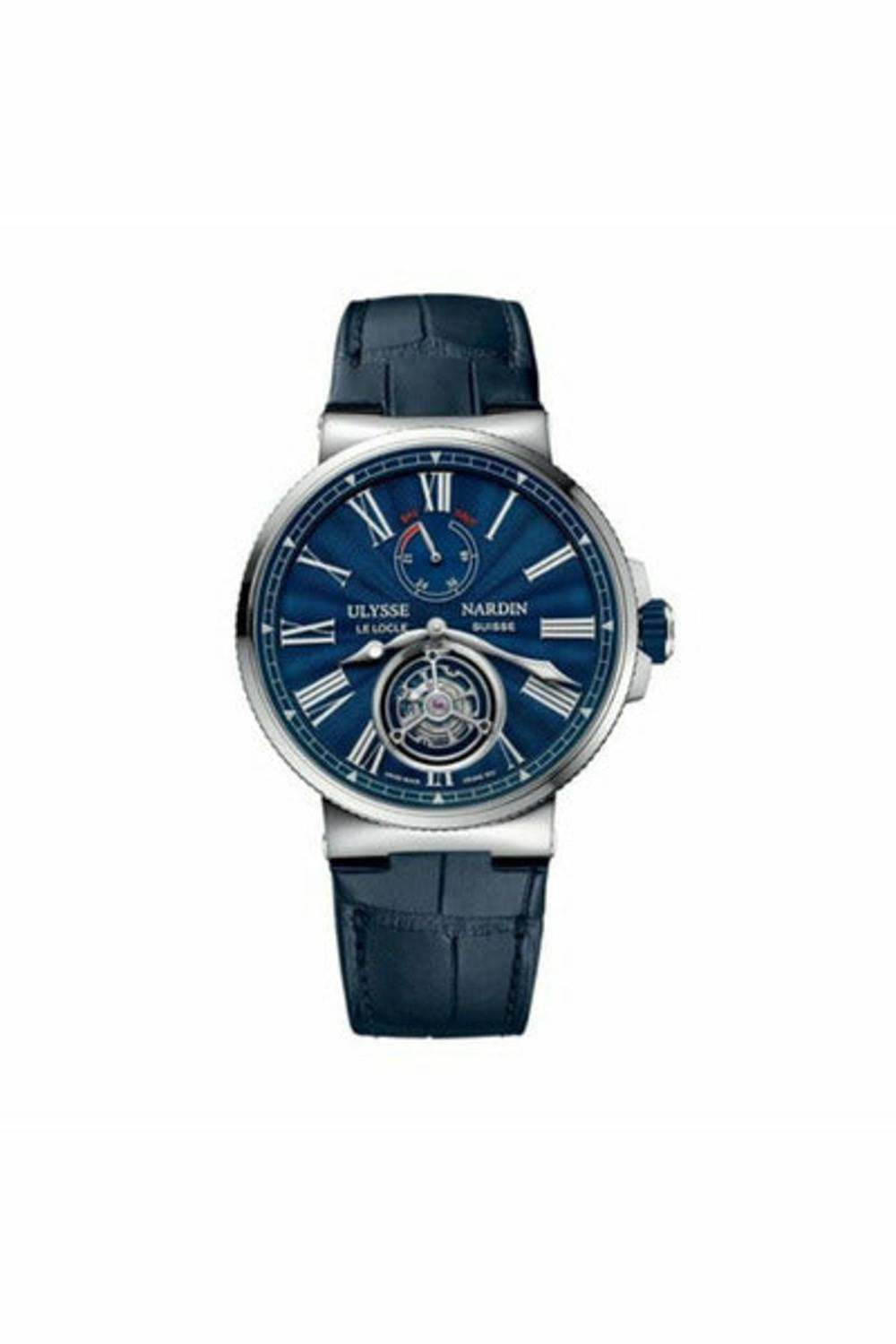 ulysse nardin marine tourbillon 43mm men's watch ref. 1283-181/e3-DUBAILUXURYWATCH