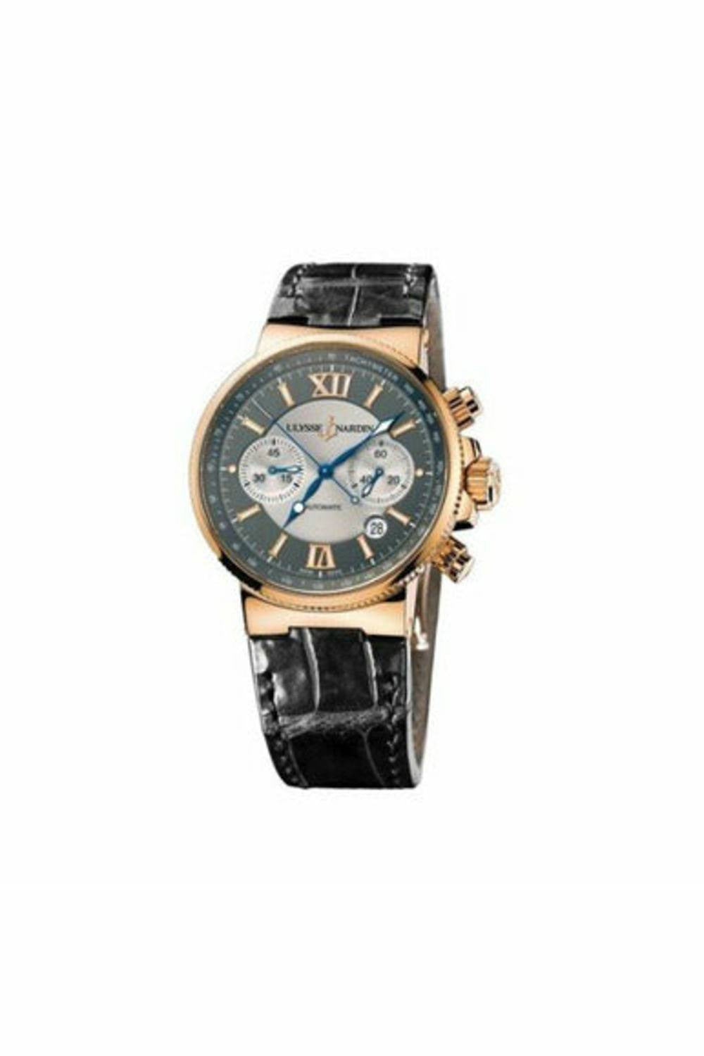 ulysse nardin maxi marine 18kt rose gold 41mm men's watch-DUBAILUXURYWATCH