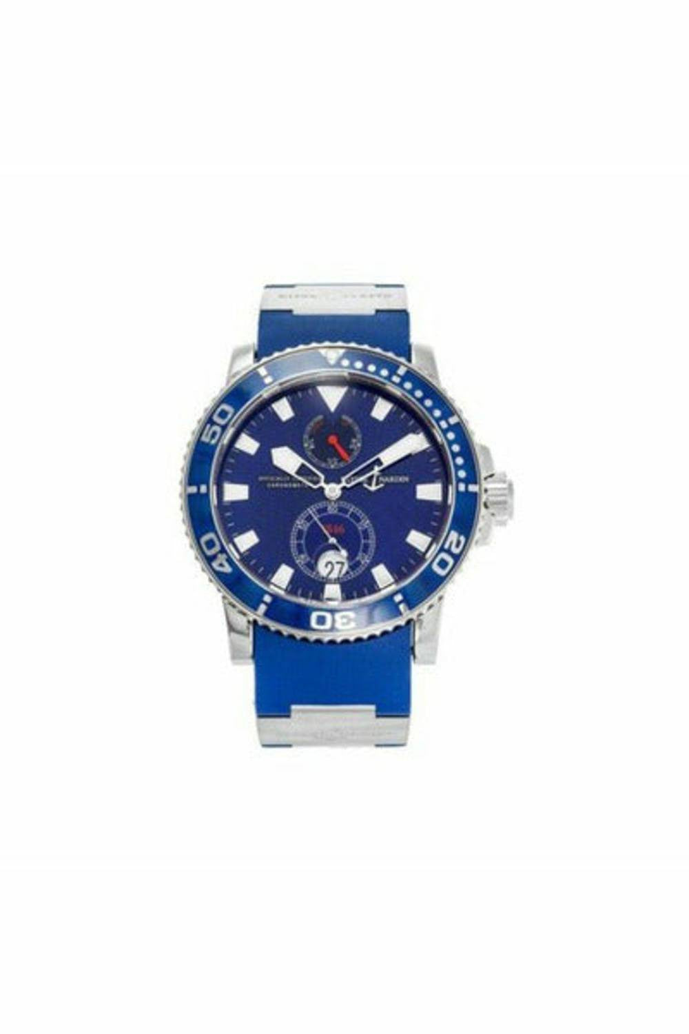 ulysse nardin maxi marine diver 18kt rose gold 42mm men's watch-DUBAILUXURYWATCH