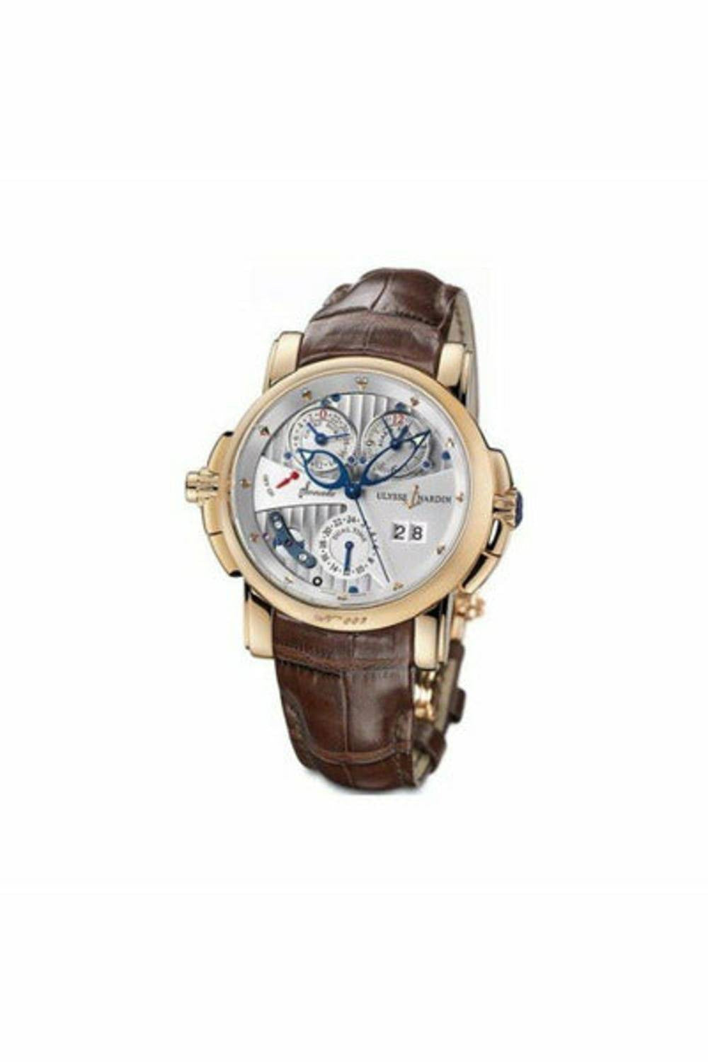 ulysse nardin sonata 18kt rose gold 42mm men's watch-DUBAILUXURYWATCH