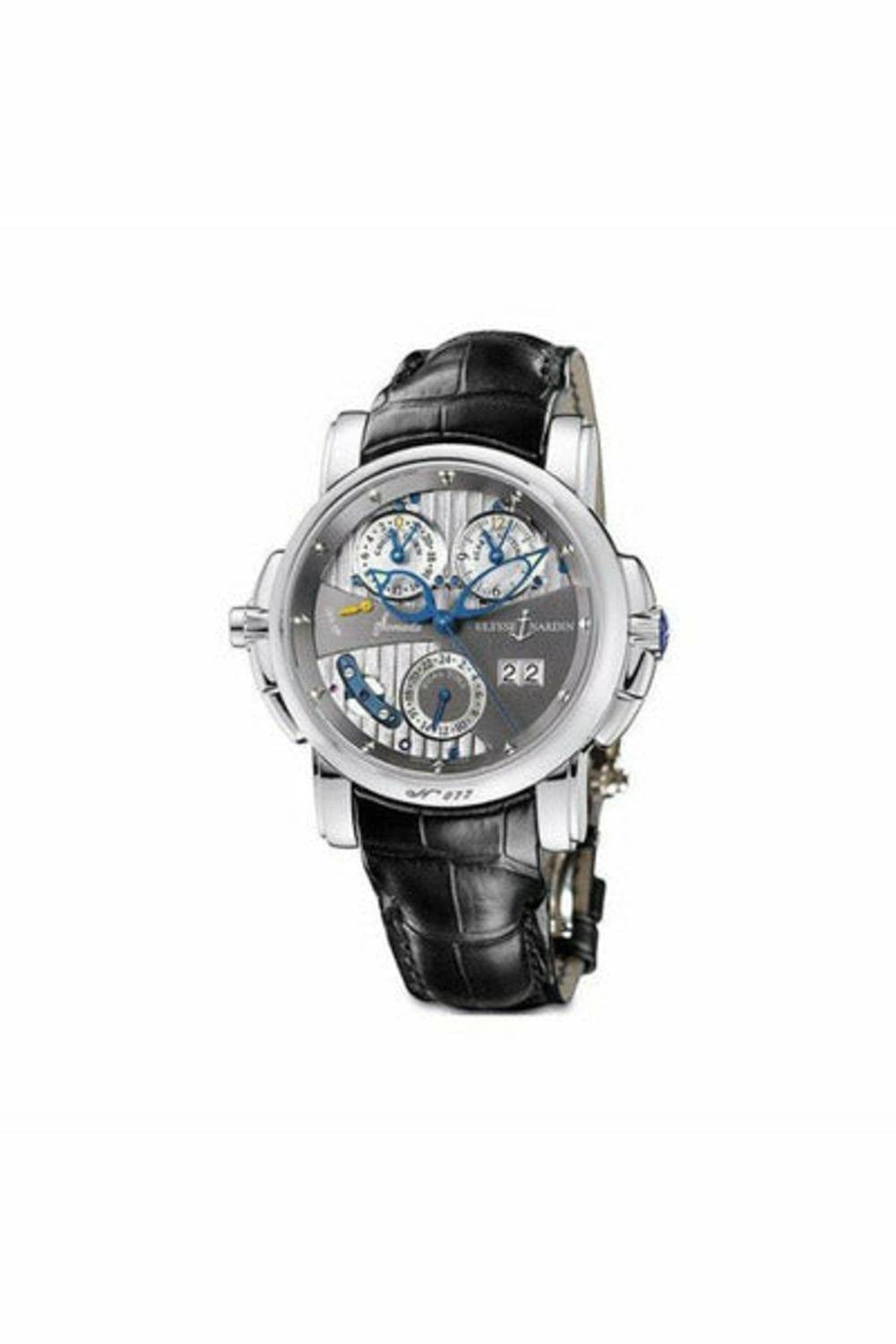 ulysse nardin sonata 18kt white gold 42mm men's watch-DUBAILUXURYWATCH