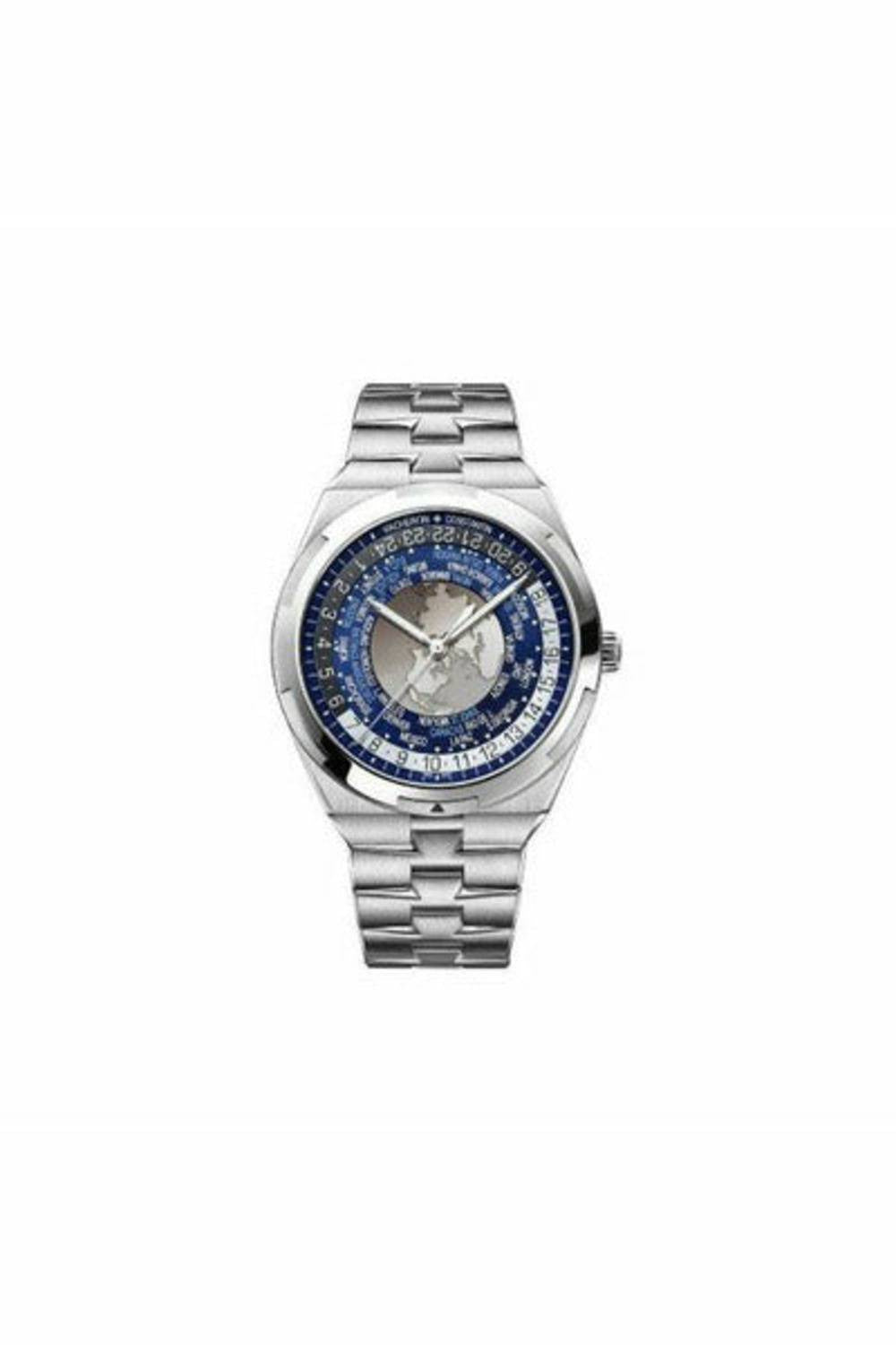 vacheron constantin overseas world time stainless steel 43.5mm men's watch-DUBAILUXURYWATCH