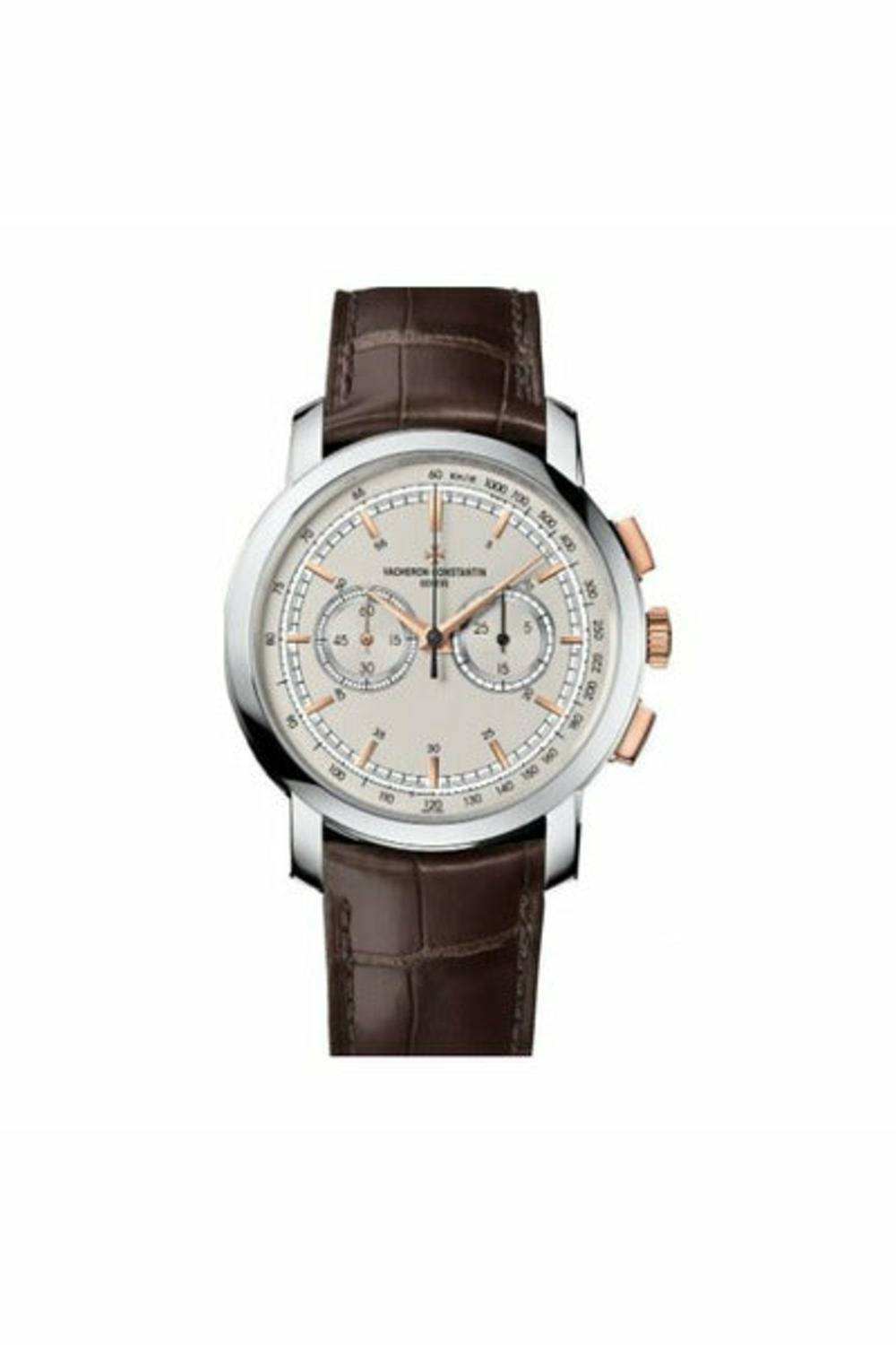 vacheron constantin traditionnelle chronograph white & pink-DUBAILUXURYWATCH