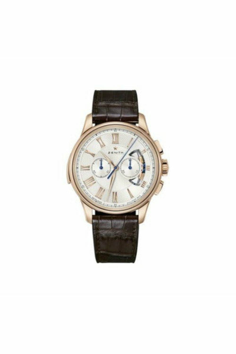 zenith academy 18kt rose gold 45mm men's watch-DUBAILUXURYWATCH