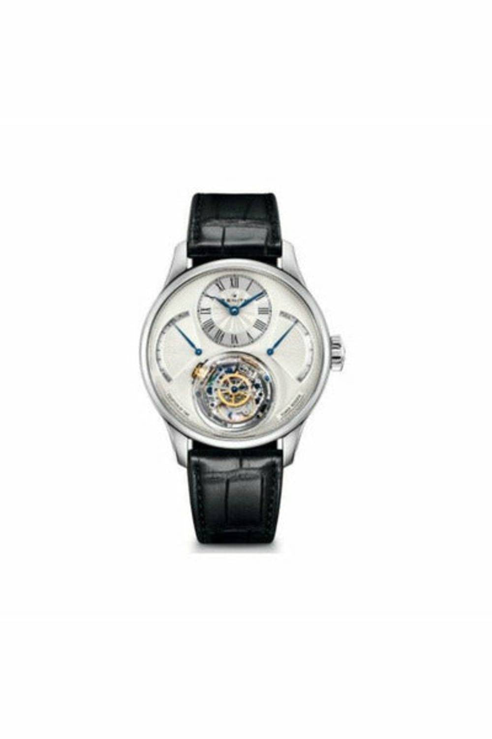 zenith academy christophe colomb 18kt white gold 45mm men's watch-DUBAILUXURYWATCH