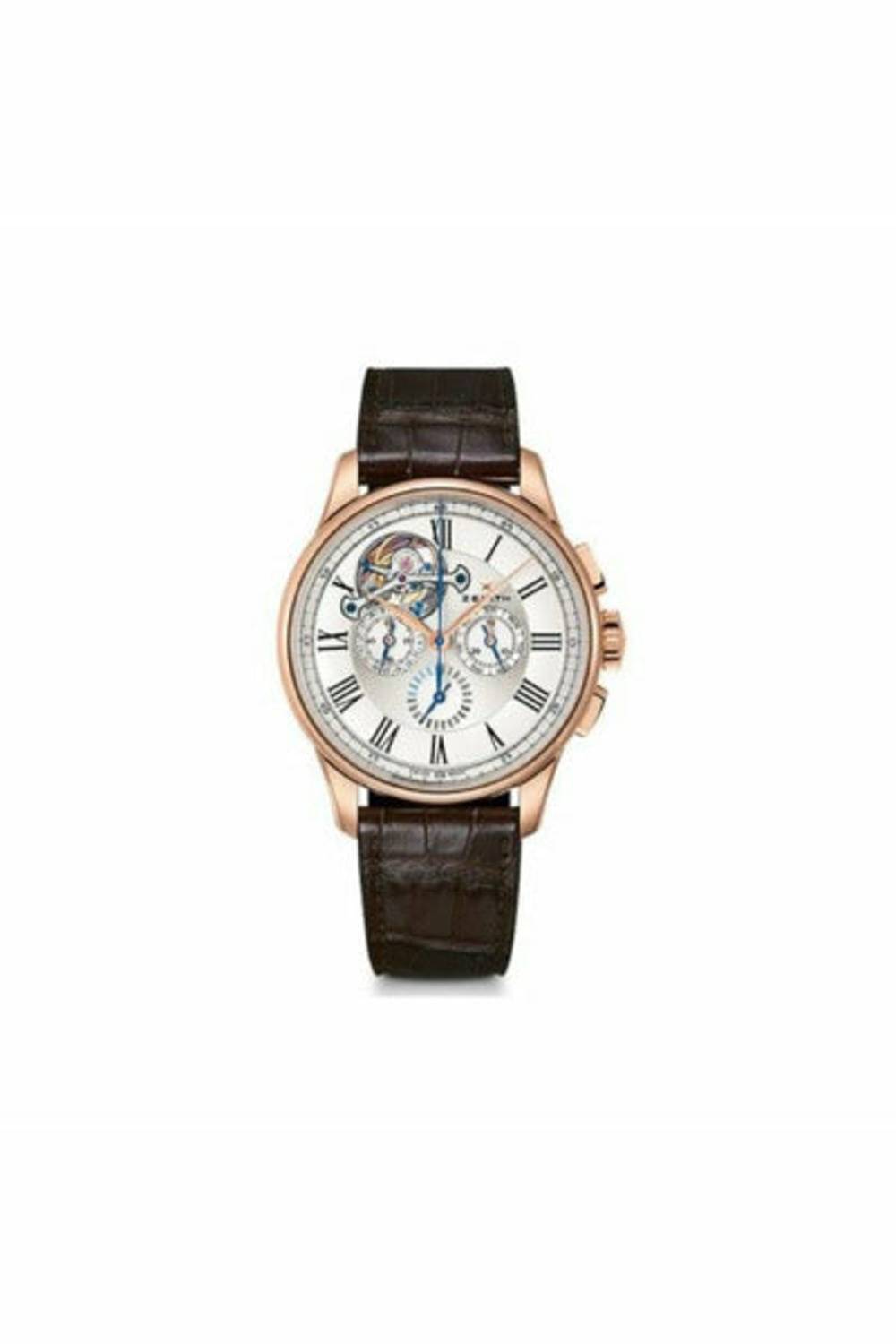 zenith academy tourbillon 18kt rose gold 45mm men's watch-DUBAILUXURYWATCH