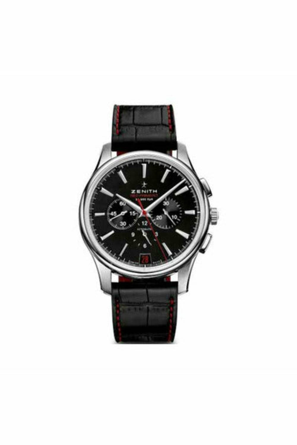 zenith captain chronograph limited edition 42mm stainless steel men's watch-DUBAILUXURYWATCH