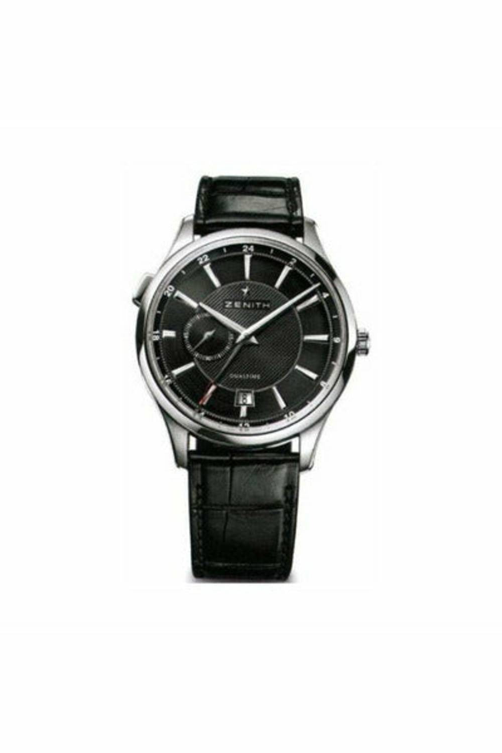 zenith captain dual time men's watch ref. 03.2130.682/22.c493-DUBAILUXURYWATCH