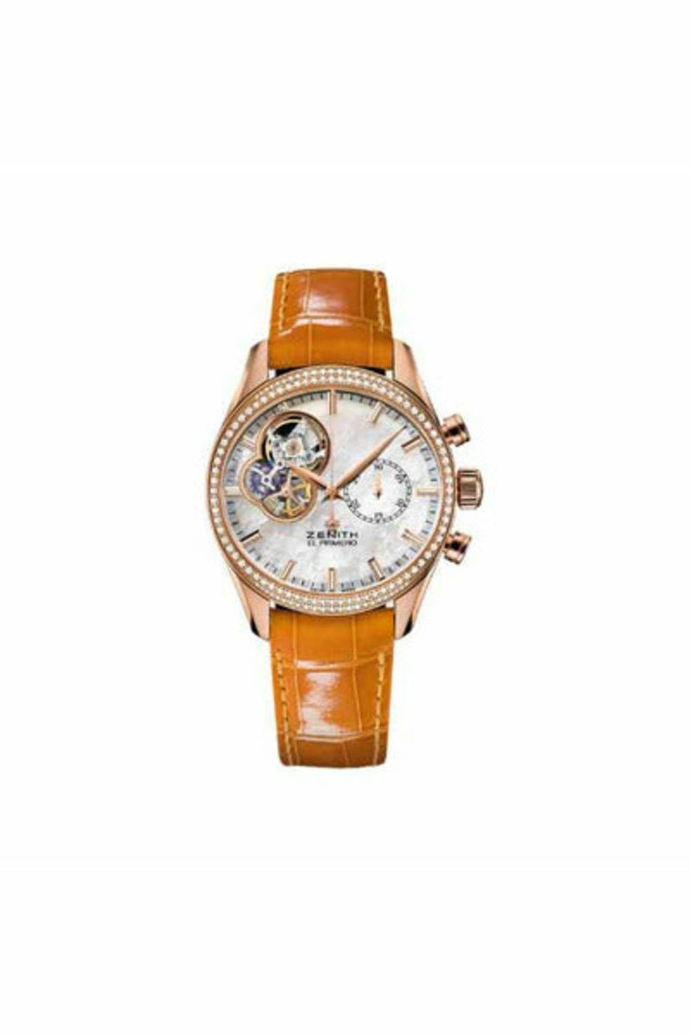 zenith chronomaster el primero lady 38mm 18kt rose gold ladies watch-DUBAILUXURYWATCH