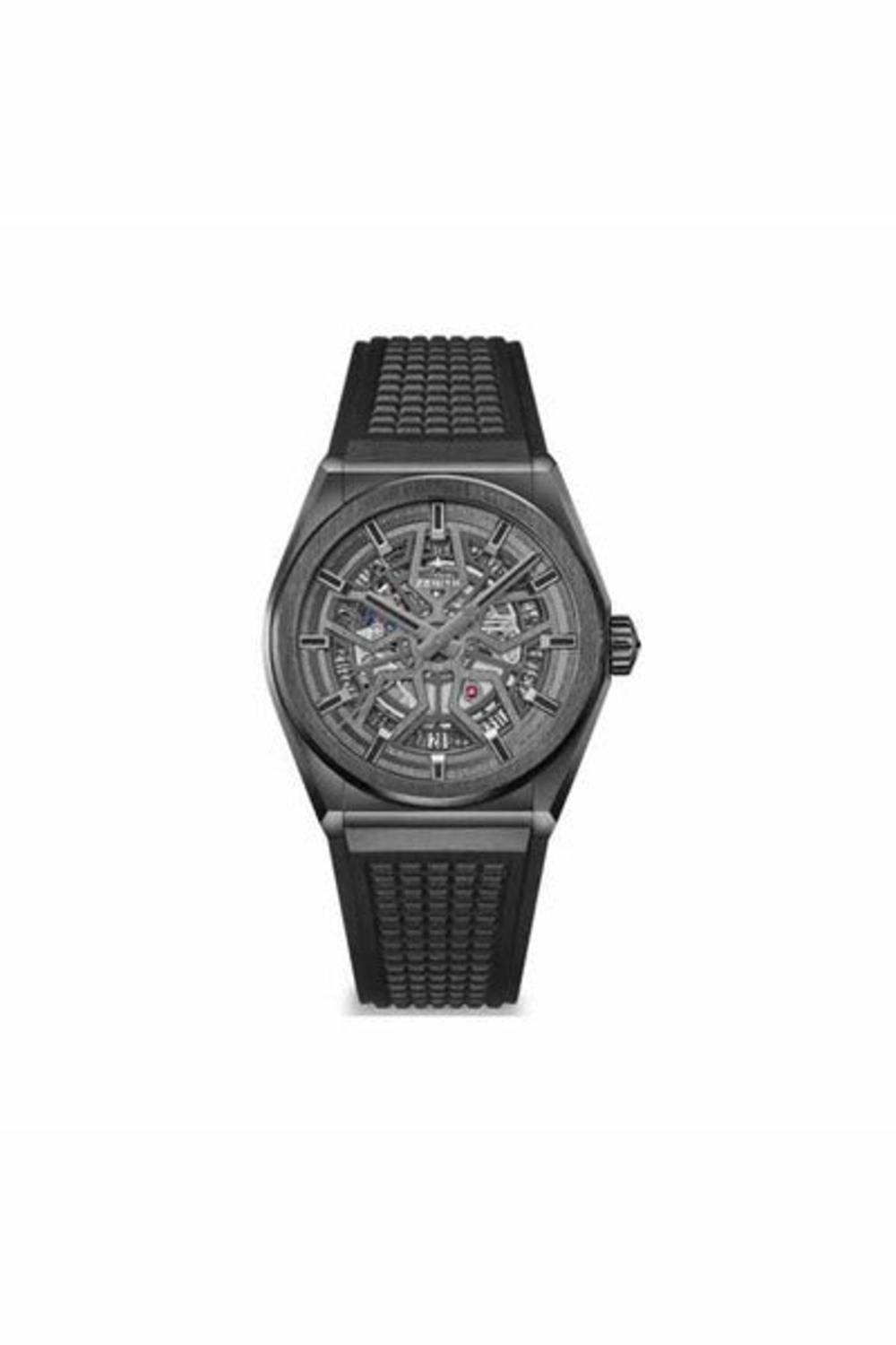 zenith defy classic 41mm black ceramic men?s watch-DUBAILUXURYWATCH