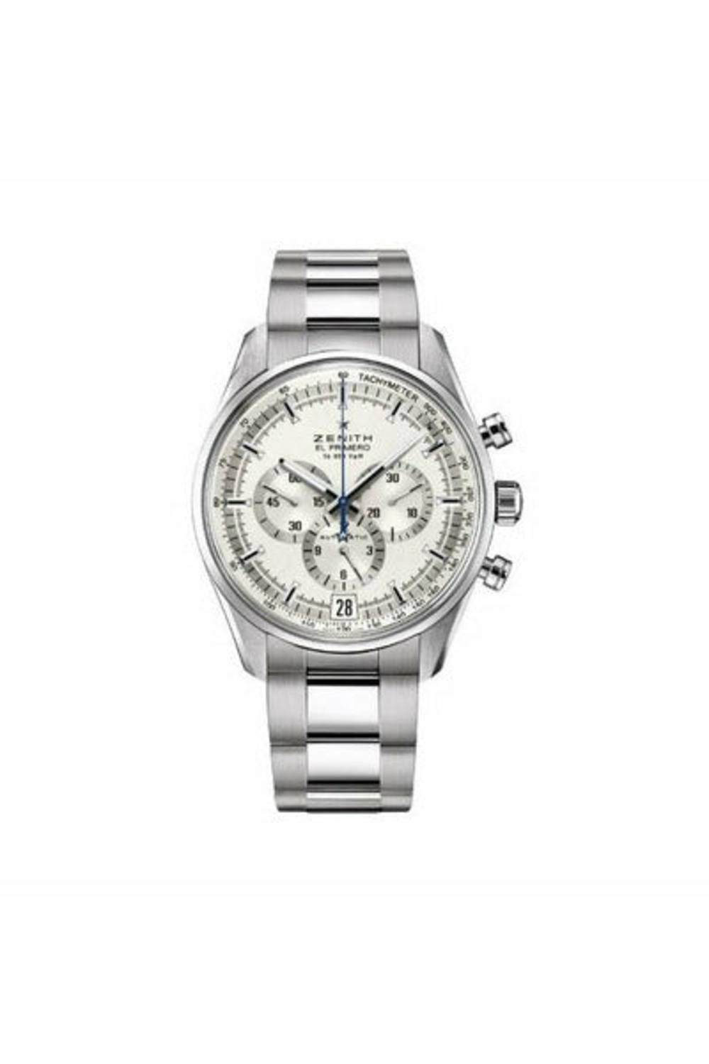 zenith el primero 42mm stainless steel men's watch-DUBAILUXURYWATCH