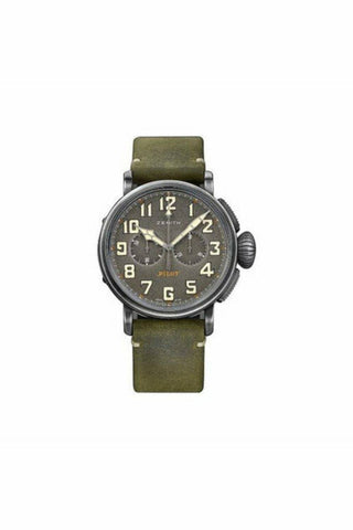 zenith pilot type 20 45mm stainless steel men's watch-DUBAILUXURYWATCH