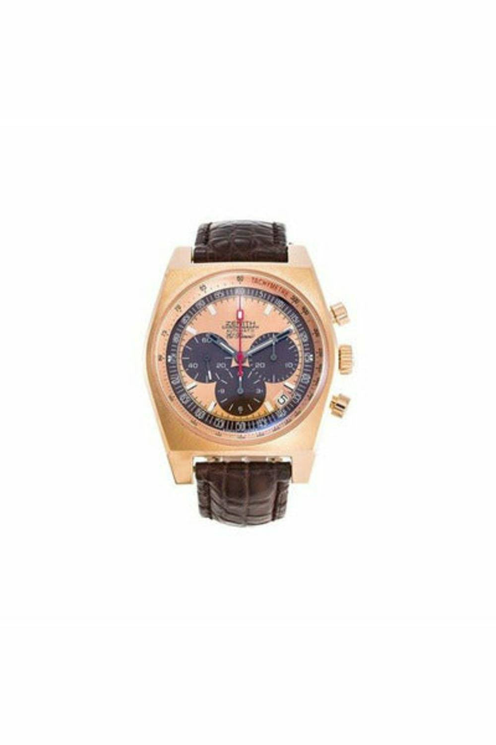 zenith vintage 1969 18kt rose gold 40mm men's watch-DUBAILUXURYWATCH